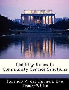 portada liability issues in community service sanctions (en Inglés)