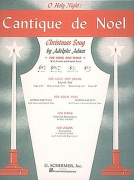 portada Adolphe Adam: Cantique De Noel (O Holy Night) For High Voice In E Flat