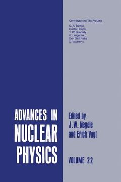 portada Advances in Nuclear Physics: Volume 22 (en Inglés)