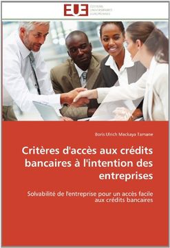 portada Criteres D'Acces Aux Credits Bancaires A L'Intention Des Entreprises