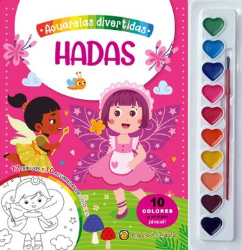 portada Acuarelas Divertidas: Hadas (in Spanish)