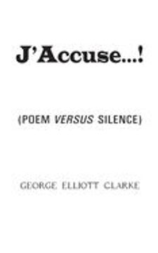 portada J'accuse.     (Poem Versus Silence)
