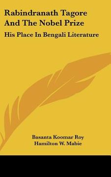 portada rabindranath tagore and the nobel prize: his place in bengali literature