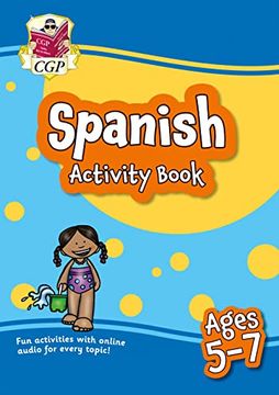 portada New Spanish Activity Book for Ages 5-7 (With Online Audio) (Cgp ks1 Activity Books and Cards) (en Inglés)