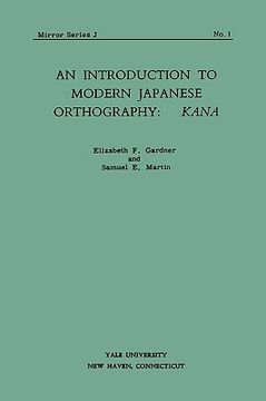 portada an introduction to modern japanese orthography (en Inglés)