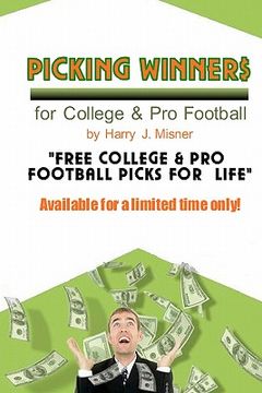 portada picking winners for college & pro football (en Inglés)