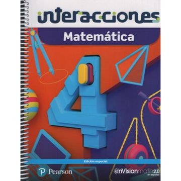 portada Interacciones Matematica 4