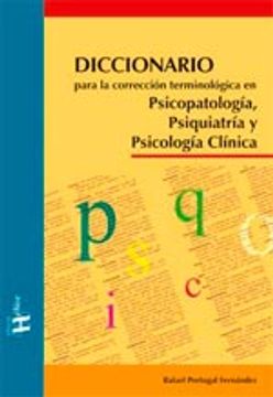 portada Diccionario Para la Corrección Terminológica en Psicopatología, Psiquiatría y Psicología Clínica (Tangente)