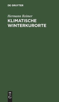 portada Klimatische Winterkurorte (German Edition) [Hardcover ] (en Alemán)