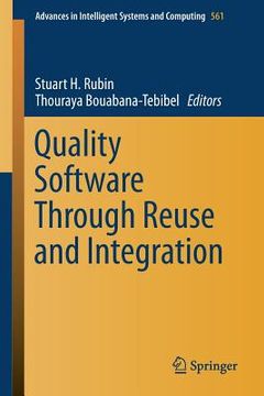 portada Quality Software Through Reuse and Integration (en Inglés)