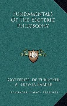 portada fundamentals of the esoteric philosophy (in English)