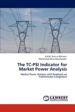 portada the tc-psi indicator for market power analysis (en Inglés)