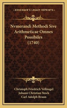portada Nvmerandi Methodi Sive Arithmeticae Omnes Possibiles (1740) (en Latin)