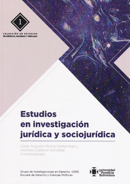 portada Estudios de Investigación Jurídica y Sociojurídica
