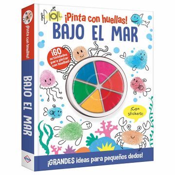 portada Bajo el Mar - Pinta con Huellas (in Spanish)