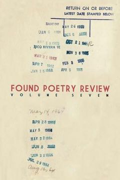 portada Found Poetry Review (Volume 7) (en Inglés)
