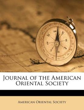 portada journal of the american oriental society (in English)