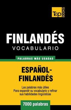 portada Vocabulario español-finlandés - 7000 palabras más usadas