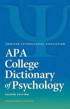 portada APA College Dictionary of Psychology