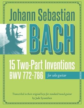 portada Johann Sebastian Bach: 15 Two-Part Inventions for Solo Guitar (en Inglés)