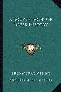 portada a source book of greek history