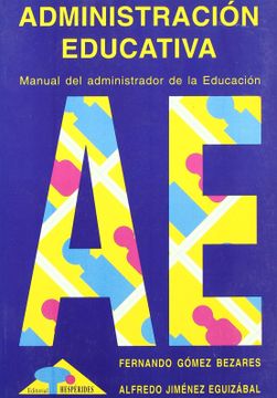 portada administración educativa: (manual del administrador)