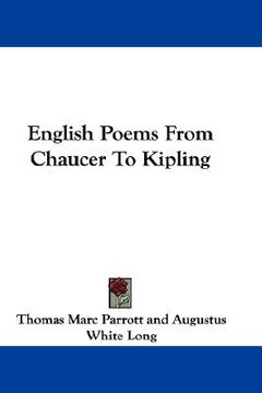 portada english poems from chaucer to kipling