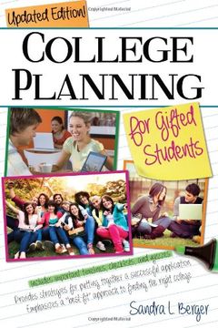 portada College Planning for Gifted Students: Choosing and Getting Into the Right College (en Inglés)