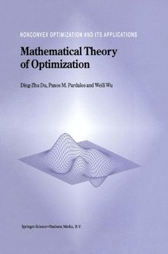 portada mathematical theory of optimization (en Inglés)