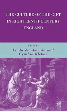 portada The Culture of the Gift in Eighteenth-Century England (en Inglés)