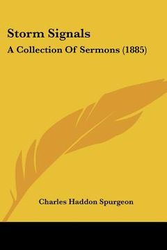 portada storm signals: a collection of sermons (1885) (en Inglés)