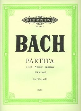 portada Partita in a Minor (Sonata) Bwv 1013 (en Inglés)
