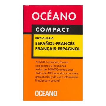 portada Oceano Compact Diccionario/ Oceano's Compact Dictionary: Espanol-Frances / Francaes-Espagnol (Spanish and French Edition) (in Spanish)