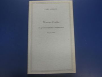 portada Donoso Cortés in Gesamteuropäischer Interpretation (en Alemán)