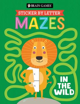 portada Brain Games - Sticker by Letter - Mazes: In the Wild (en Inglés)
