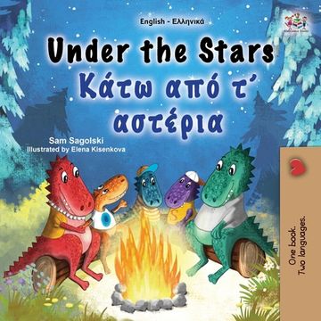 portada Under the Stars (English Greek Bilingual Kids Book)