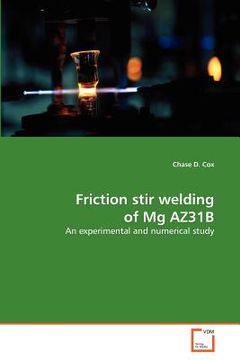 portada friction stir welding of mg az31b (en Inglés)
