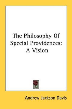 portada the philosophy of special providences: a vision (en Inglés)