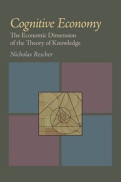 portada cognitive economy: the economic dimension of the theory of knowledge (en Inglés)