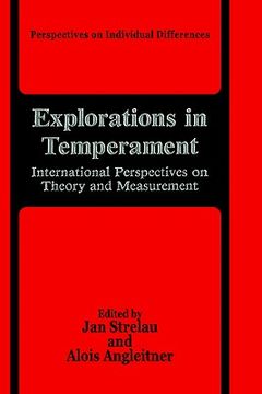 portada explorations in temperament:: international perspectives on theory and measurement (en Inglés)