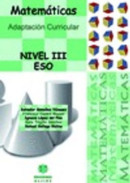 portada Matemáticas: Adaptación curricular. Nivel III. E.S.O. (in Spanish)