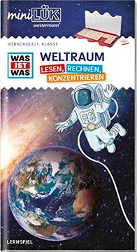 portada Minilük. Kindergarten/ Vorschule: Was ist was Weltraum - Lesen, Rechnen, Konzentrieren (in German)