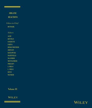 portada Organic Reactions, Volume 81 (en Inglés)