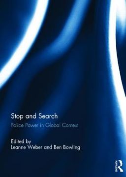 portada stop and search: police power in global context (en Inglés)