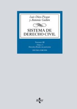 portada Sistema de Derecho Civil: Volumen iii (Tomo 2) Derechos Reales en Particular (in Spanish)