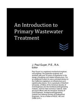 portada An Introduction to Primary Wastewater Treatment (en Inglés)