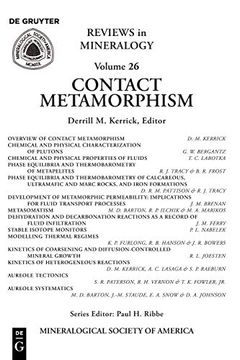 portada Contact Metamorphism (Reviews in Mineralogy & Geochemistry) (en Inglés)