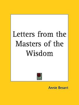 portada letters from the masters of the wisdom (in English)