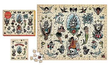 portada For the Love of Tattoos 500-Piece Puzzle: 500 Pieces