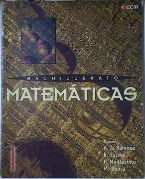 portada Matematicas 1º Bach (Ecir)